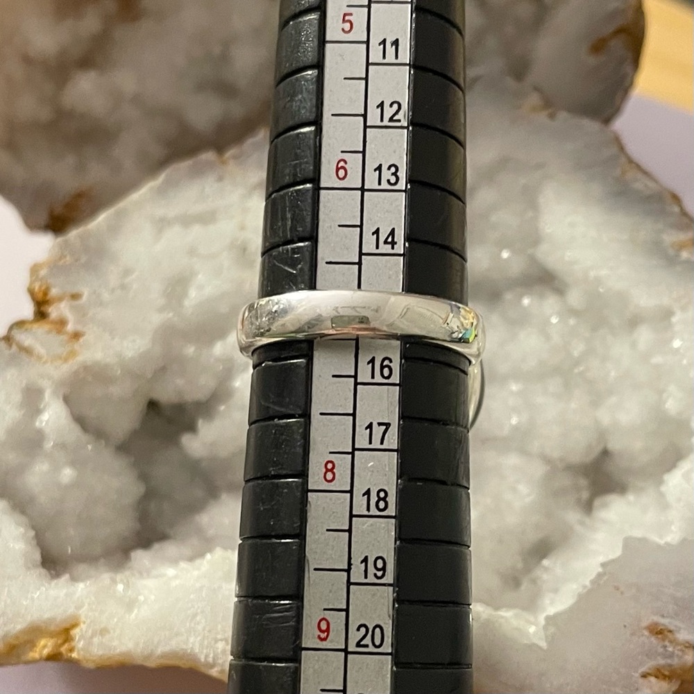 Labradorite Solid Sterling Silver 925 Ring Size 7 - image 7